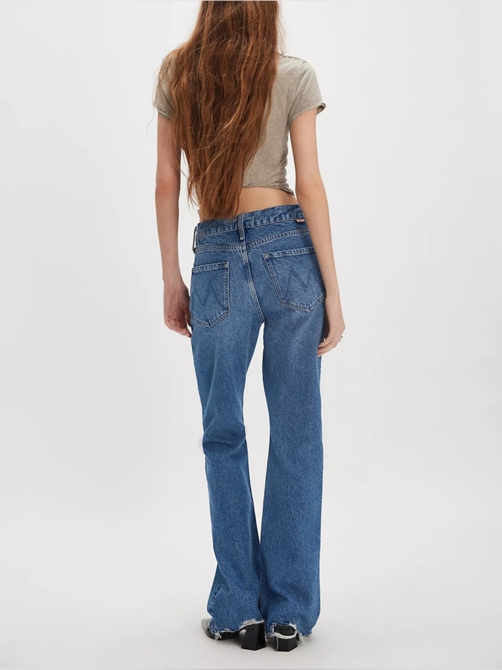 Mother The Chomp Heel Chew Jeans